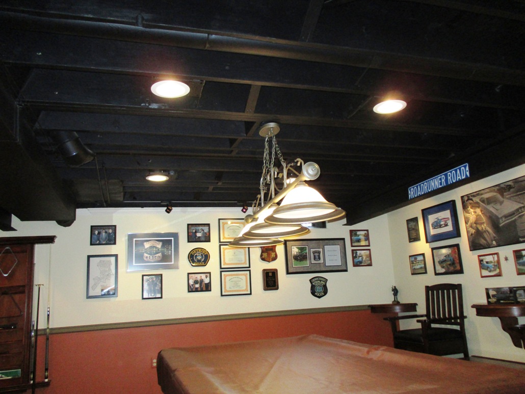 Paint Basement Ceiling Black